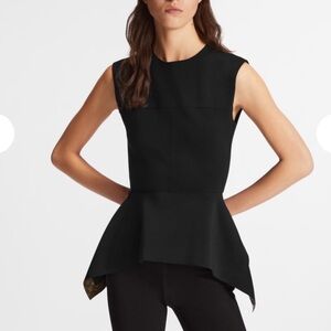 BCBG Elegant Black Sleeveless Top